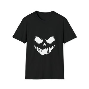 Halloween Scary Face Unisex Softstyle T-Shirt
