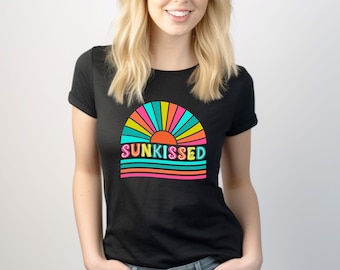 Summer shirt, retro sunkissed sunshine tee, beach shirt, Sunkissed T-Shirt, summer vibes tee, sunkissed beach teesunkissed tee, beachy shirt