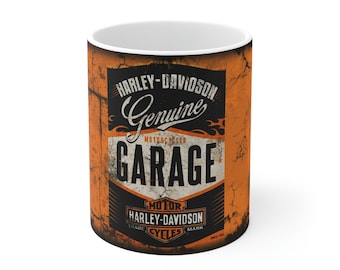 Retro Motor Oil Can Replica Coffee Mug, Mechanic Gift, Ceramic Mug, Dad Gift, Car Guy, Old Fashion Replica, Tea, Hot Chocolate, Garage