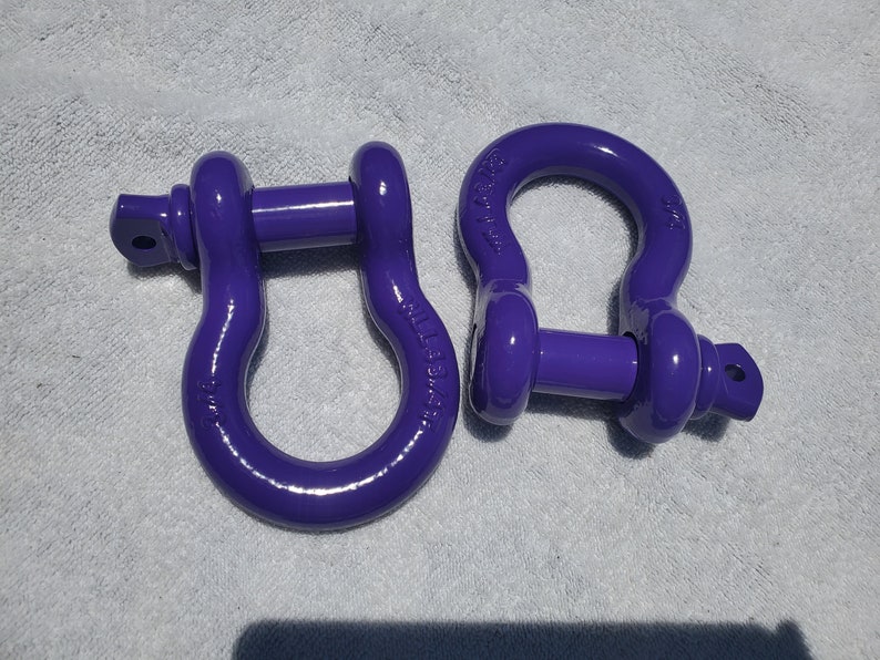 3/4 D Ring Shackle Powder Coated pair Etsy