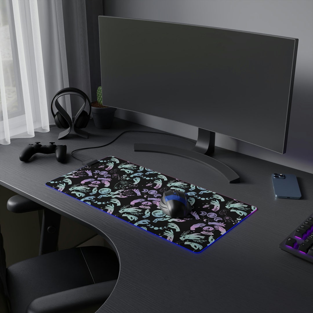 Witchy LED Gaming Mouse Pad, Gaming Pad, Light up Gaming Mouse Pad