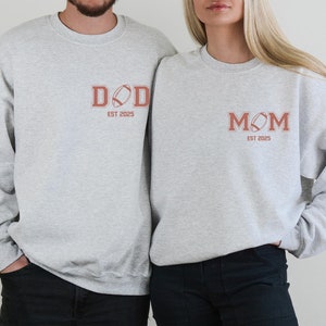 Football First Birthday Matching Family Sweatshirt,One Year Down Football 1st Birthday Matching Family Sweatshirt,Football Mom and Dad