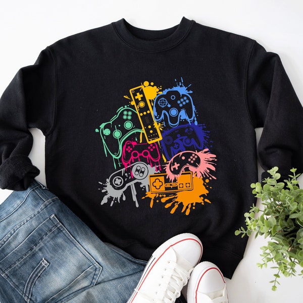 Gamer Sweatshirt,Funny Game Lover Shirt,X12 Gamer Shirt,Game Day Shirt,Game Console Hoodie,NSwitch Gamer Shirt,Gift For Gamer,PC Game Lovers