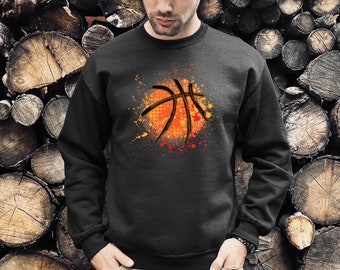 Basketball Ball Sweatshirt, Basketball Game Day, Basketball Lovers, Game Day Sweatshirt, Basketball Mom Sweatshirt, Game Day Sweatshirt