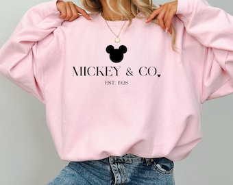 Mickey And Co. Est 1928 Sweatshirt, Mickey and Co. est. 1928 Sweatshirt,Disney Trip Sweatshirt,Disney Vacation Sweatshirt,Mickey and Friends
