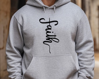 Faith Hoodie, Christian Gift, Christian Hoodie, Religious Hoodie, Church Hoodie, Jesus Hoodie, Inspirational Hoodie, Bible Verse Hoodie