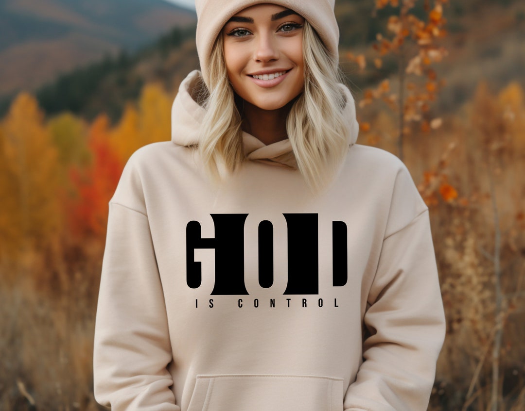 God is Control Hoodie, Christian Gift, Christian Hoodie, Religious ...