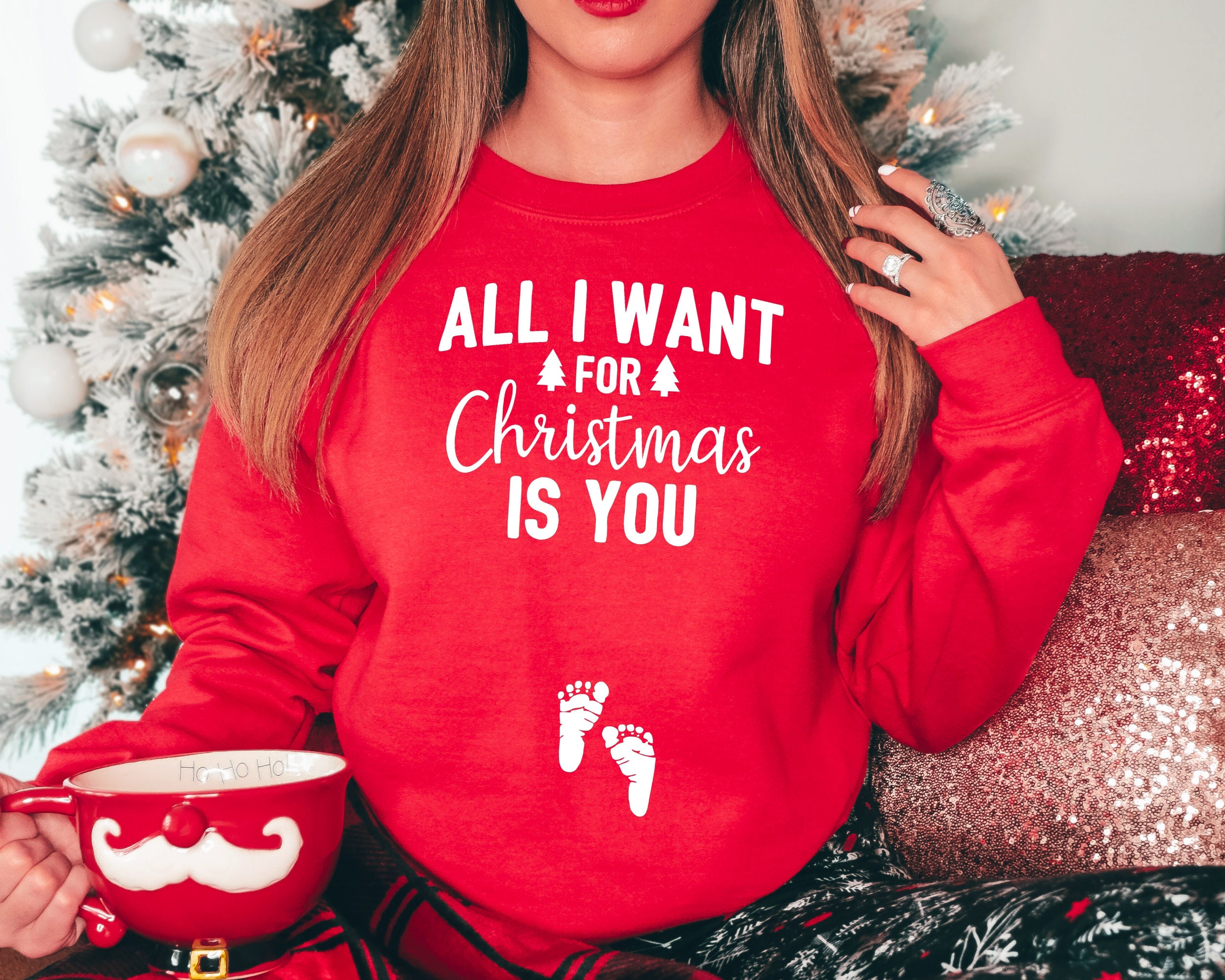 All i want for christmas is you sweatshirt discount
