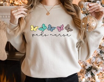 Peds Nurse Sweatshirt , Nurse Sweater, New Nurse Gift, Picu Nurse Shirt, Registered Nurse RN Icu Sweater, Nurse Sweatshirt, Nurse Gift