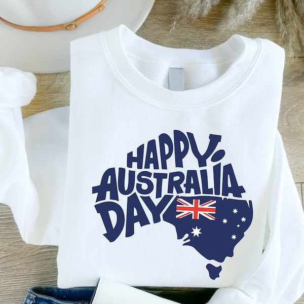 Happy Australia Day Sweatshirt, Australia Sweatshirt, Australia Gift, Australia Day Sweatshirt, Australia Day Gift, Australia Day Sweat