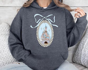 Disney Magical Castle Coquette Hoodie,Disney Girl Trip,Disney Family Vacation Hoodie,Disney Coquette Bow Hoodie,Magic Kingdom Hoodie