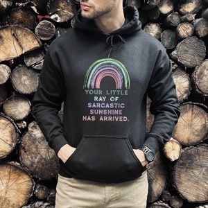 Sarcastic Sarcasm Hoodie, Your Little Ray Of Sarcastic Ultra Soft Hoodie, Sarcastic Hoodie, Sarcastic Gift, Shirts With Sayings Hoodie bild 4