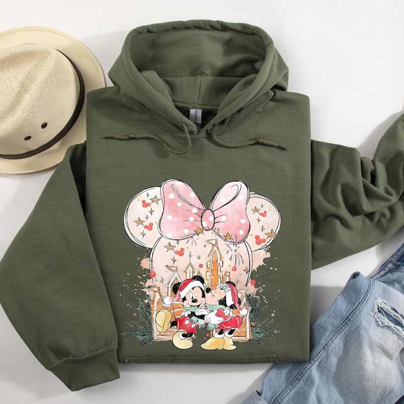 Disney Minnie Mouse Castle Hoodie, Magic Kingdom Family Hoodie, Vintage Disney Hoodie, Disneyland Hoodie, Magical Kingdom Hoodie