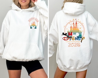 Trendy Disney 2025 Hoodie,Disney Family Vacation 2025 Hoodie,Disney Family Trip Hoodie,Family Matching Hoodie,Disneyland Hoodie