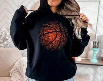 Basketball Ball Hoodies Game Day Hoodies Basketball Day Basketball Game Day Basketball Lovers Hoodie Basketball Tee Basketball Gift Etsy
