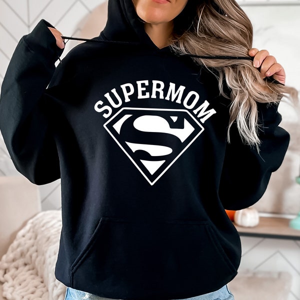 Super Mom Hoodie, Mother's Day Hoodie, Super Mother Hoodie, Super Mom Gift, Mother's Day Gift, Supermom Hoodie, Mom Hoodie, Funny Mom Hoodie