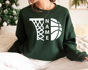 Custom Basketball Sweatshirt, Game Day Sweatshirt, Basketball Mom Sweatshirt, Game Day Sweatshirt, Basketball Game Day, Basketball Lovers
