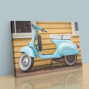 Vespa Wall Art, Italian Scooter Print, Photography, Vintage Wall Decor,
