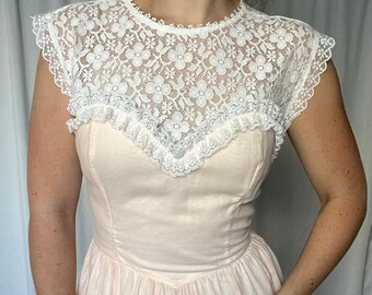 Robe en cœur Gunne Sax by Jessica McClintock