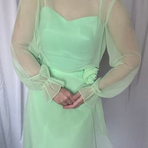 Carol Townes by Mr Walter Mint Green Evening Dress