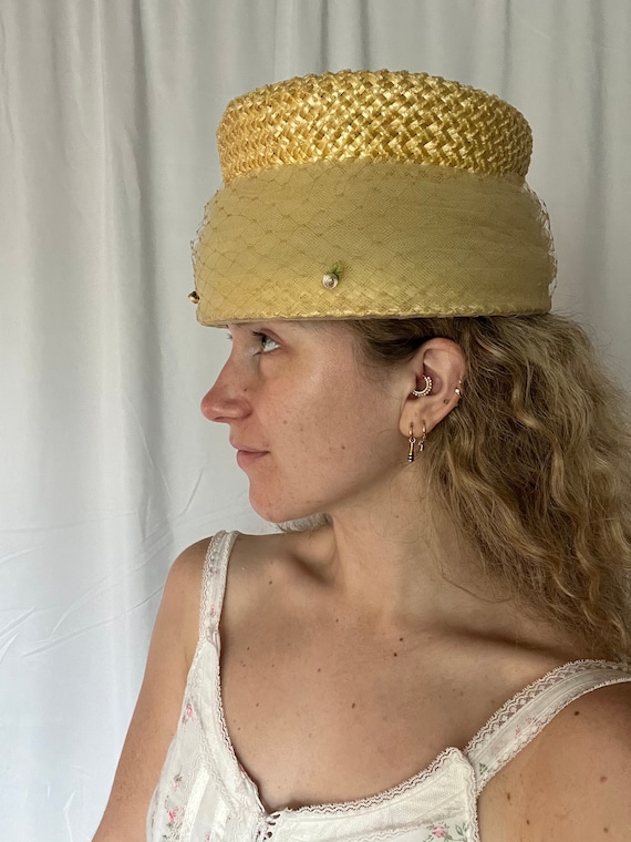 Vintage 1950/60s Women's Pillbox Hat