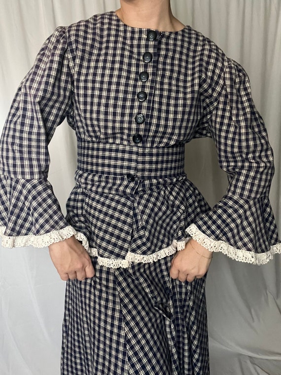 Handmade Three Piece Blouse, Skirt, Detached Belt 