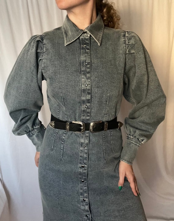 ichi denim dress Ichi Antiquits Denim Dress in Brown