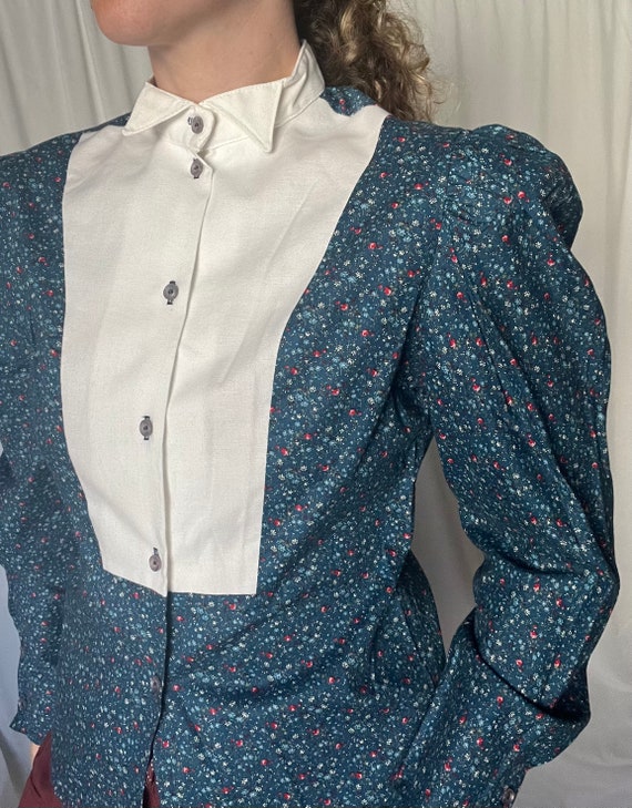 Vintage Fea Gunne Sax Inspired Victorian Blouse - image 3