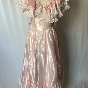 1980s Gunne Sax by Jessica Mcclintock (with Original Tag) Pink Saloon ...