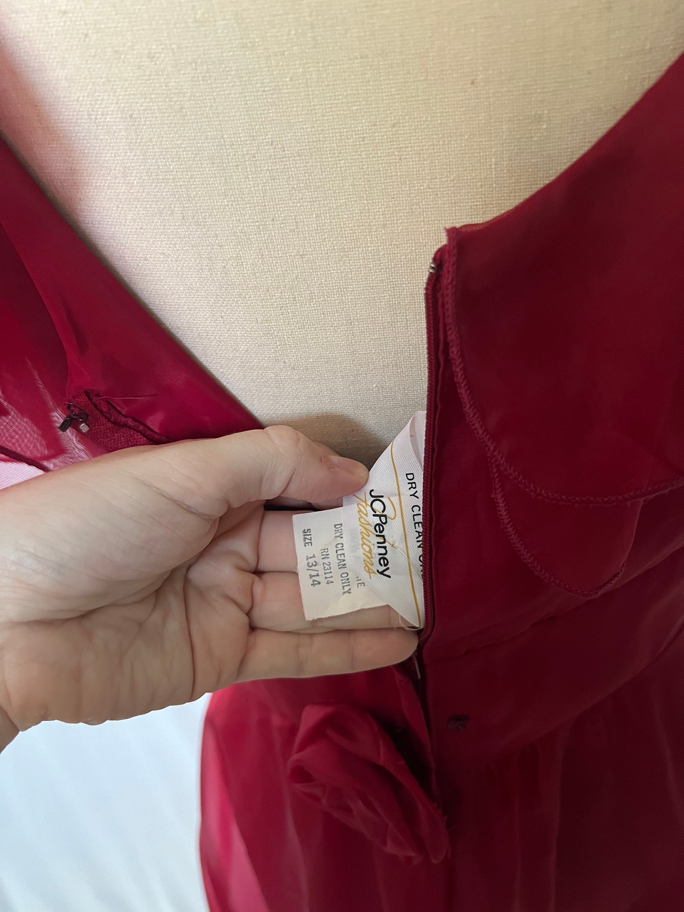 Jcpenney red formal dresses deals