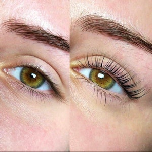 Premium Vegan Eyelash & Brow Enhancer, Long Fuller Lash Results Overtime, Lash Growth Serum With Castor Oil, Vitamin E And Aloe Vera