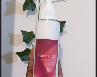 Vegan Fruity Moisturising Highly Scented Natural Body Lotion, Skin Nourishing with Rosehip, Grapefruit & White Poppy Seed Oil,Night Body Oil