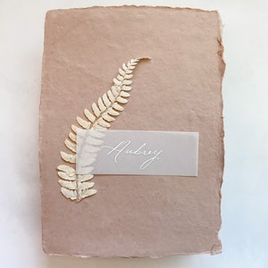 Calligraphy Vellum Wedding Place Cards image 7