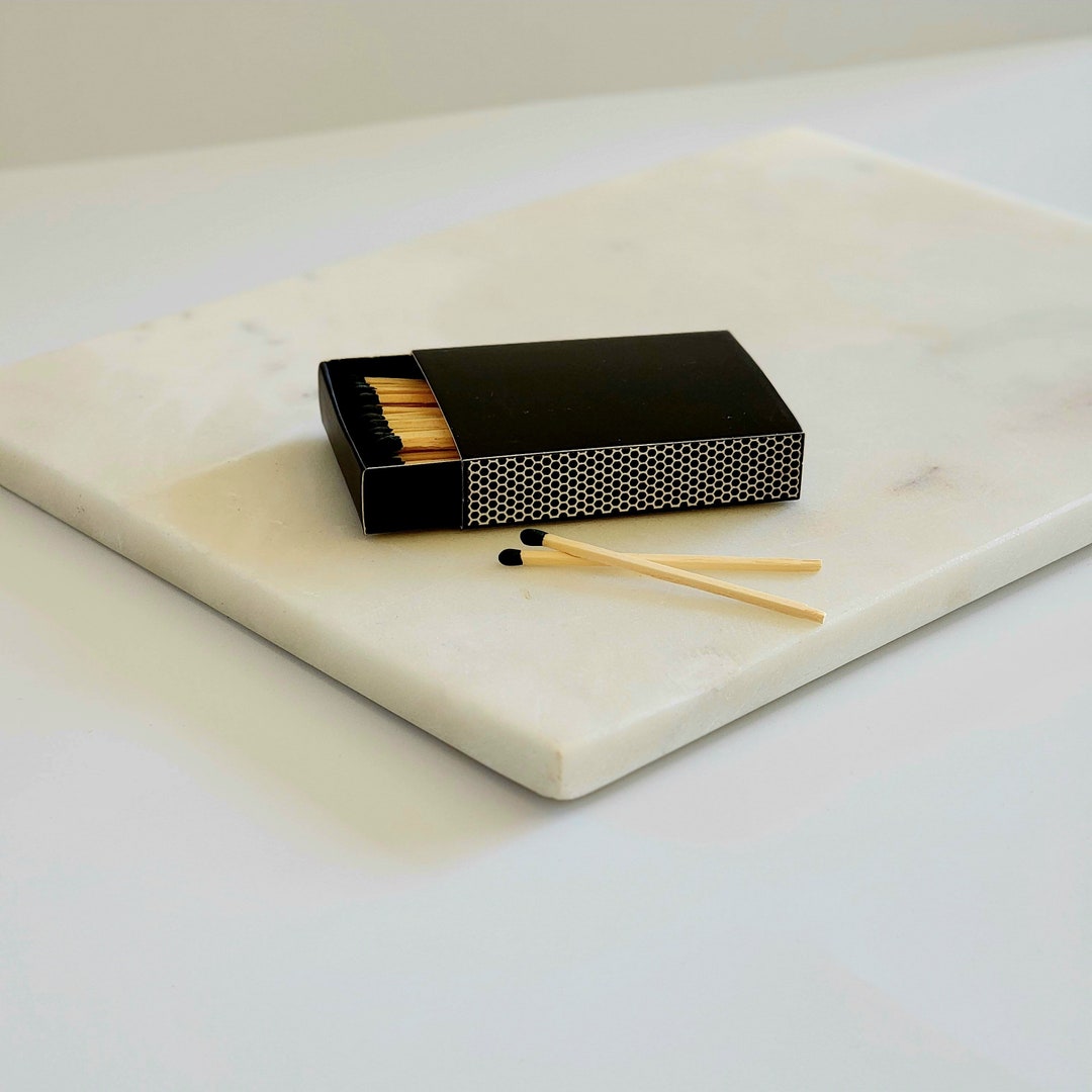 Three Inch Black Matches Glass Cloche Black Match Refill Black Match