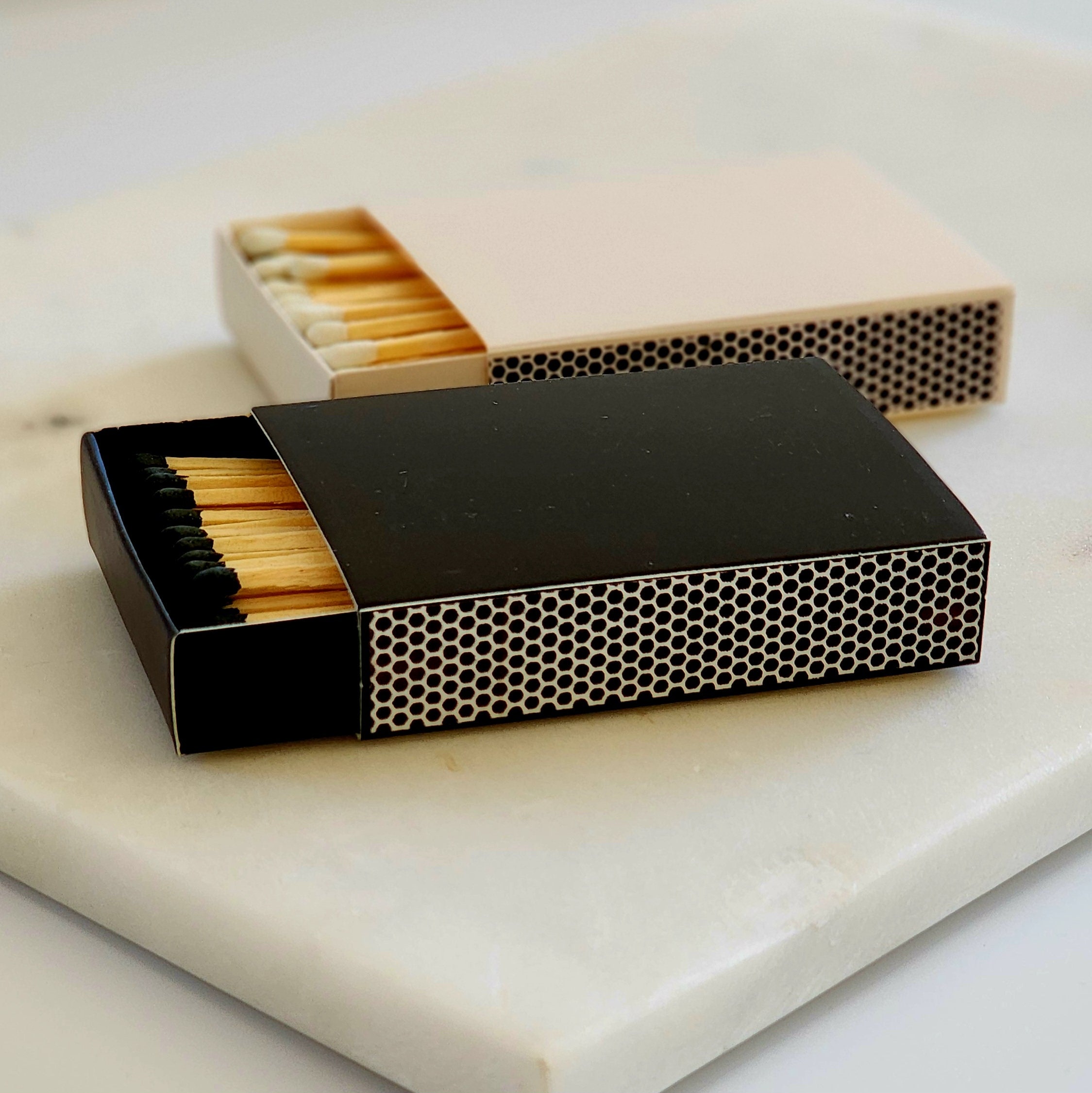 Three Inch Black Matches Glass Cloche Black Match Refill Black Match