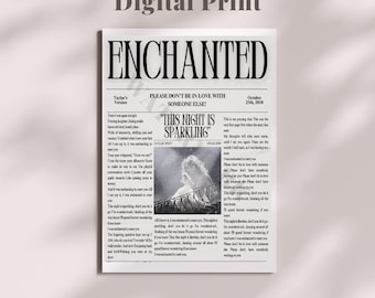 Impressão de jornal encantada