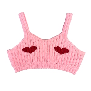 PDF: Breast Friends Bralette - Digital Crochet pattern, size inclusive crochet bralette, crochet crop top