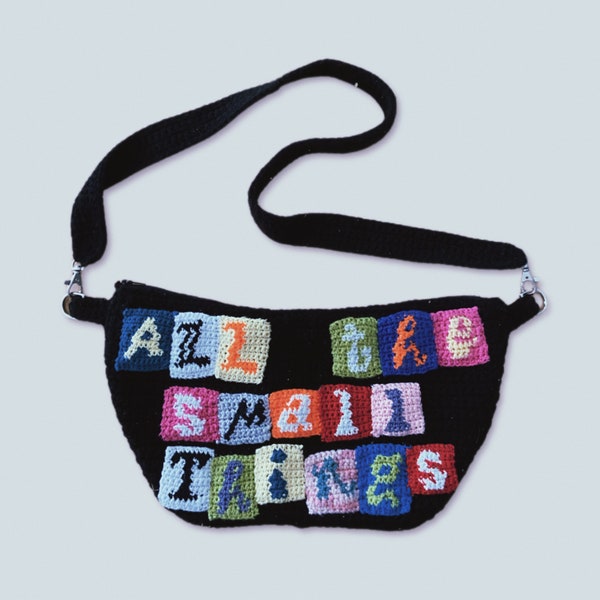 PDF: Ransom Tote - Digital Crochet pattern, cross body bag, crochet market bag