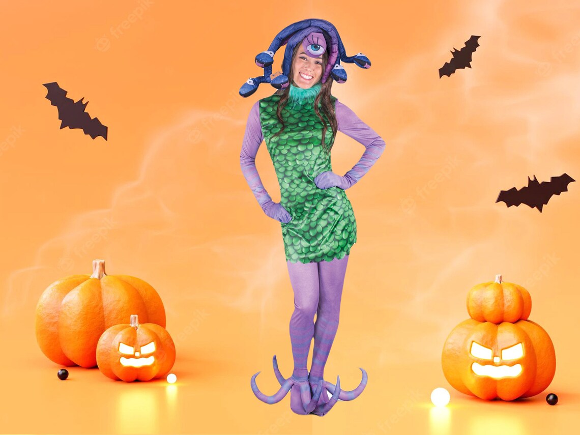 Monsters Inc. Celia Costume for Women Halloween Costume Etsy