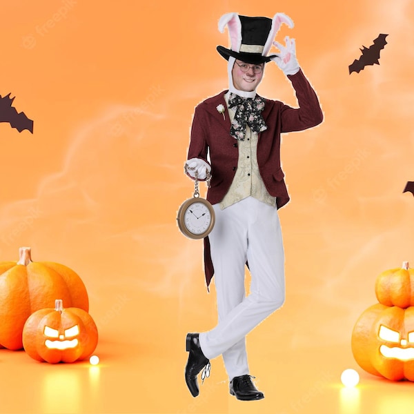 White Rabbit Costume Etsy