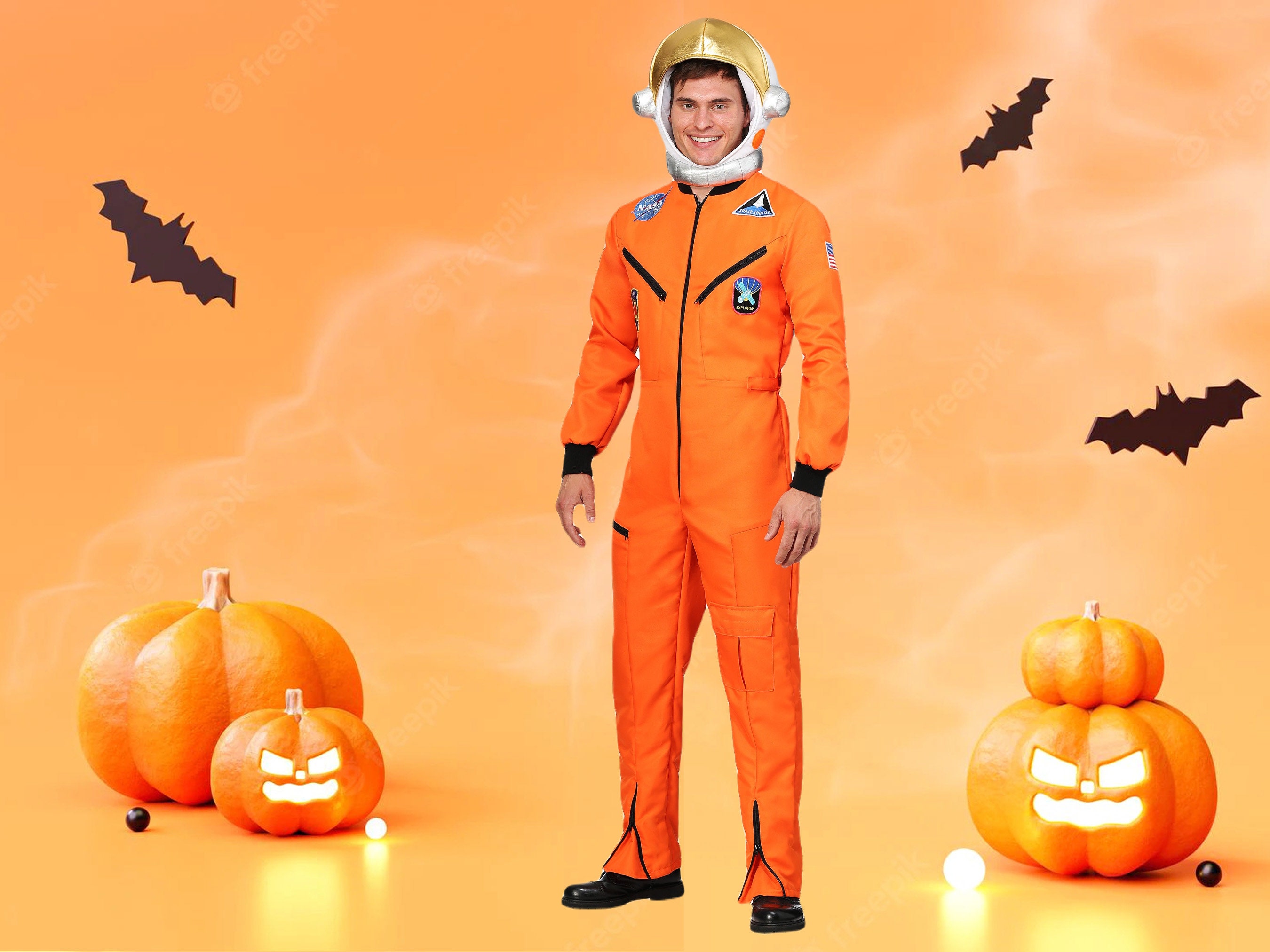 Orange Space Suit Costume