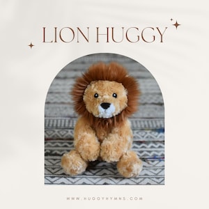 Musical Plush Lion Toy: Plays Hymns, Rechargeable Battery