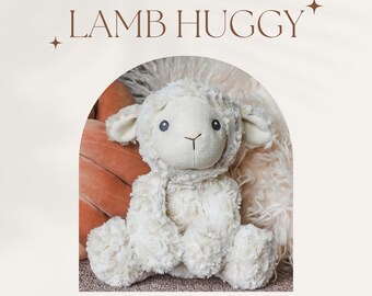 Huggy Hymns Musical Plush Toy Lamb - Helping Littles Fall Asleep in the Love and Peace of Jesus - Baby Gift