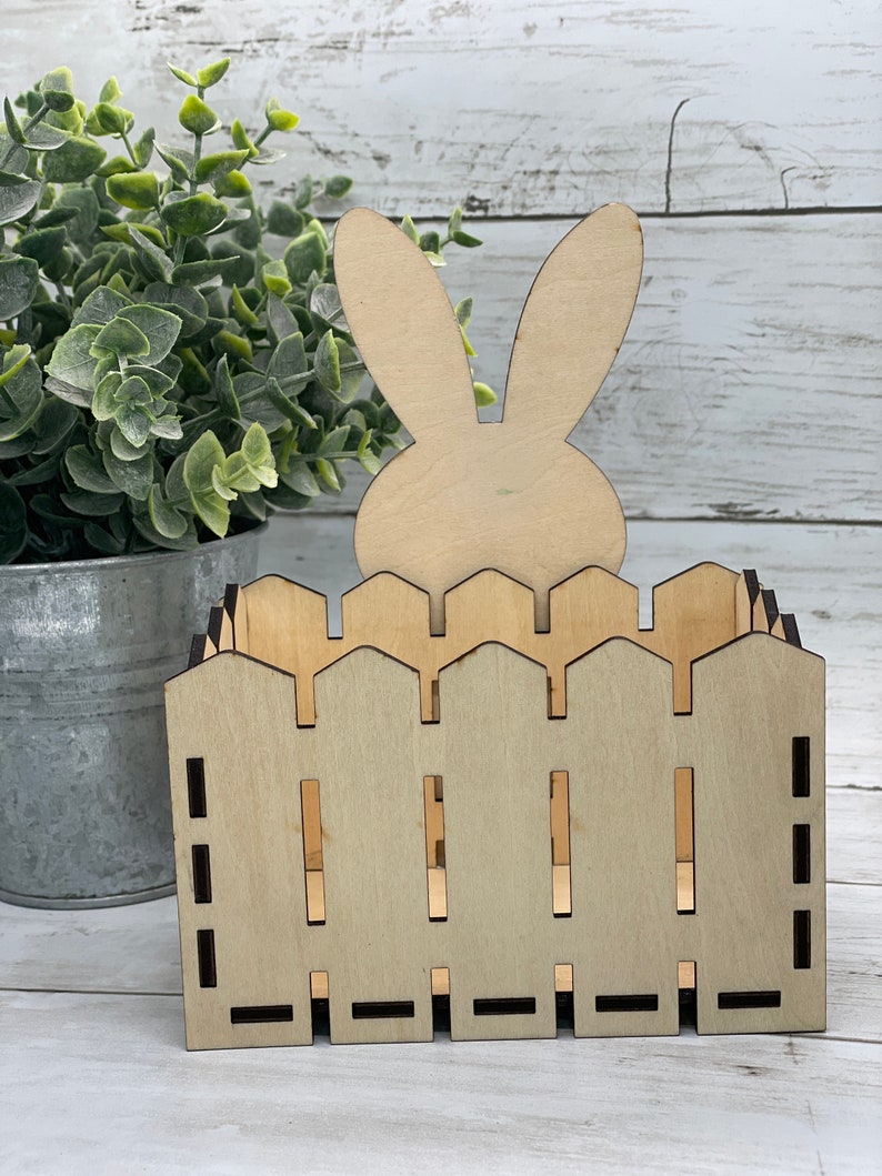 Easter Crate Laser Cut Digital File Easter Bunny Box SVG - Etsy