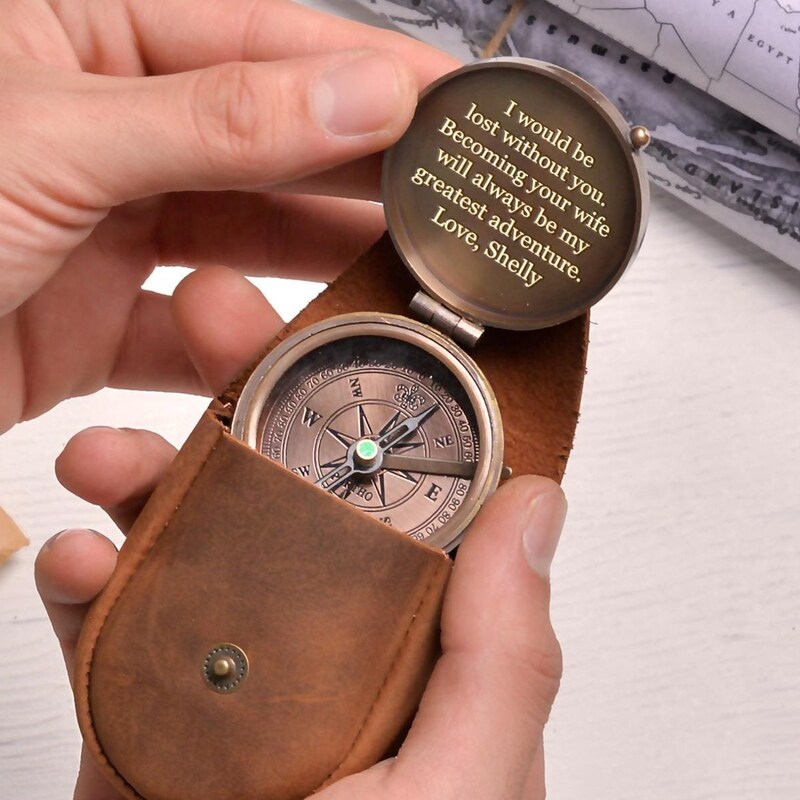 Personalized Compass - Etsy