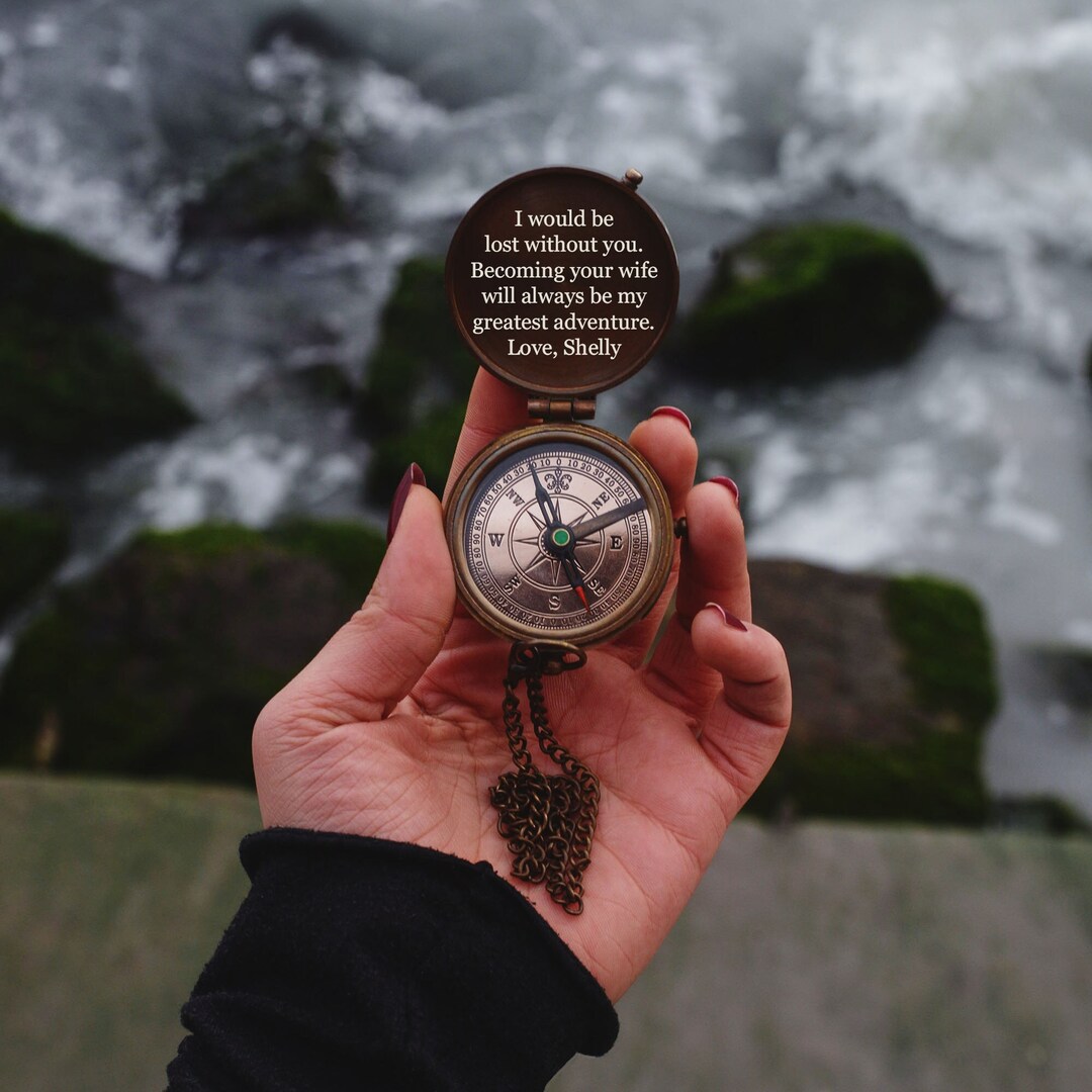 Personalized Engraved Compass, to Our Love Tree Engraved Gift for Wife ...
