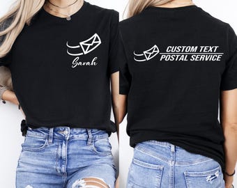 Custom Postal Worker T-shirt, Post Office T-shirt, Personalized Postal Service Tee,  Postal Worker Gift T-shirt, Postal Service Tee