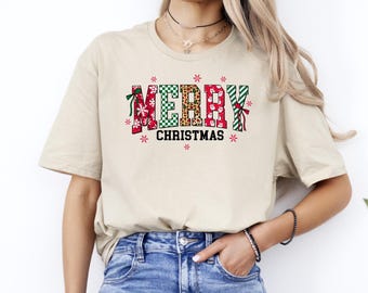 Christmas Shirt, Merry Christmas T-Shirt, Coquette Christmas Shirt, Xmas Shirt, Christmas Party Tee, Christmas Gift, Family Christmas Tee
