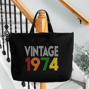 50th Birthday Tote Bag, 50th Birthday Gift, 50th Birthday Gift For Women, 50th Birthday Gift Bag, 50th Birthday Friend, 50th Birthday Woman