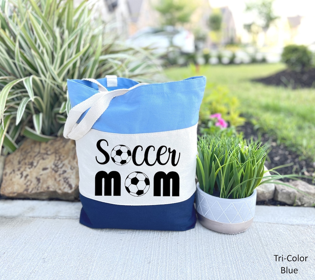 Soccer Mom Tote Bag, Soccer Mom Gift, Custom Tote Bag, Soccer Gift for
